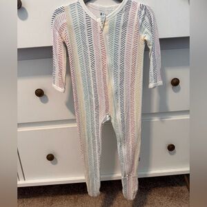 Kyte BABY Pastel Striped Kids Footie